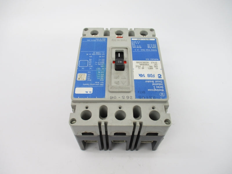WESTINGHOUSE FDB3040L 600VAC 40A NSNP