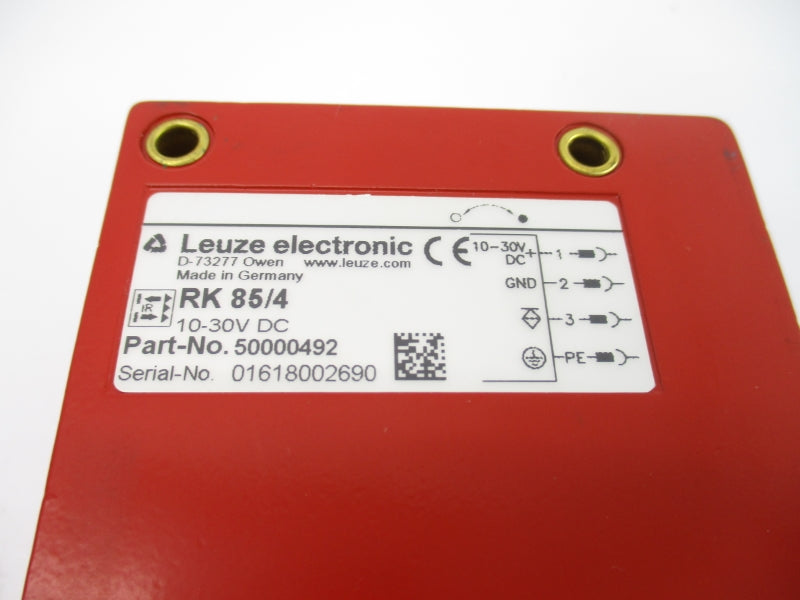 LEUZE ELECTRONIC 50000492 RK85/4 10-30VDC UNMP