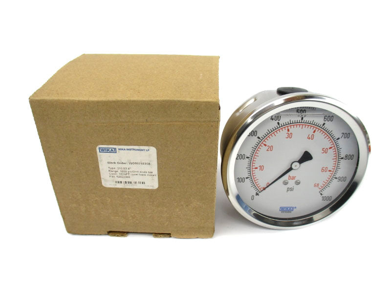 WIKA 52922368 213.53 4" 0-1000PSI NSMP