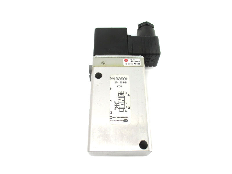 NORGREN 2636000 24V 25-150PSI UNMP