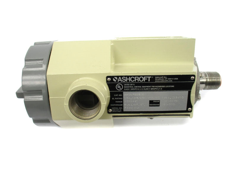 ASHCROFT PPDN7GGB06 480VAC 15A 2000PSI NSNP