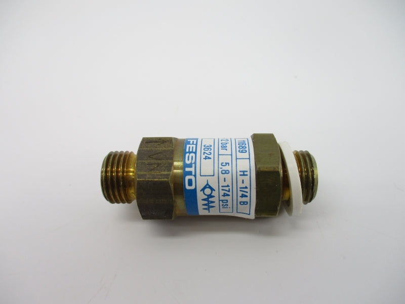 FESTO 11689 H-1/4B SER. 3624 174PSI NSNP