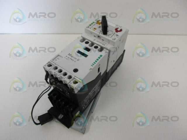 MOELLER S-G-PKZ 2 WITH BASE ZM-10-PKZ2 MOTOR PROTECTOR *USED*