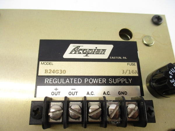 ACOPIAN B24G30 3/16A NSNP
