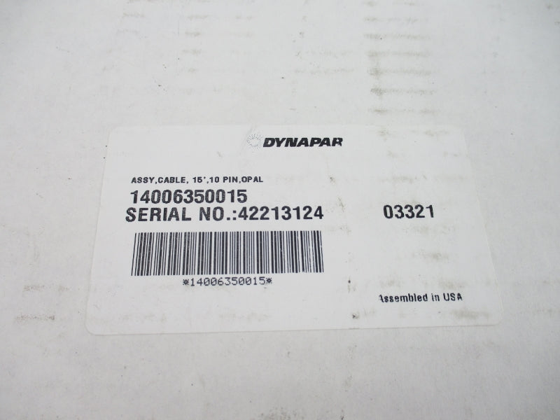 DYNAPAR 14006350015 CA-14D635 NSNP