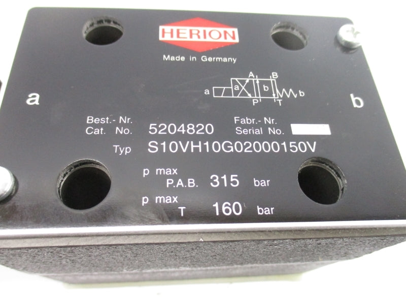 HERION S10VH10G02000150V 5204820 24VDC NSNP
