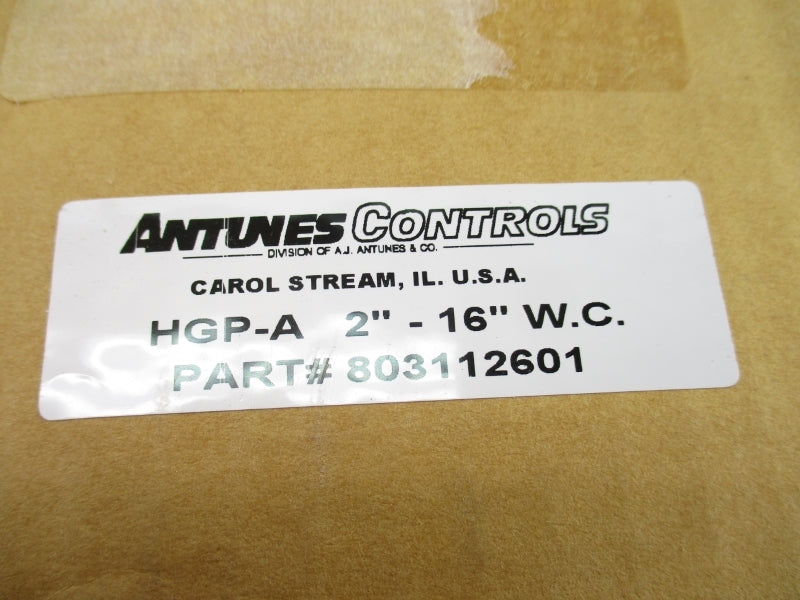ANTUNES CONTROLS 803112601 HGP-A NSFS