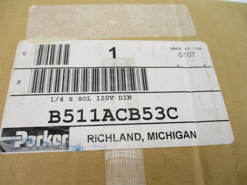 PARKER B511ACB53C 120V 150PSI NSMP