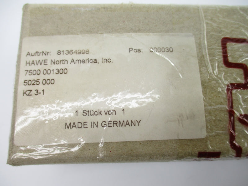 HAWE KZ3-1 7500001300 NSMP