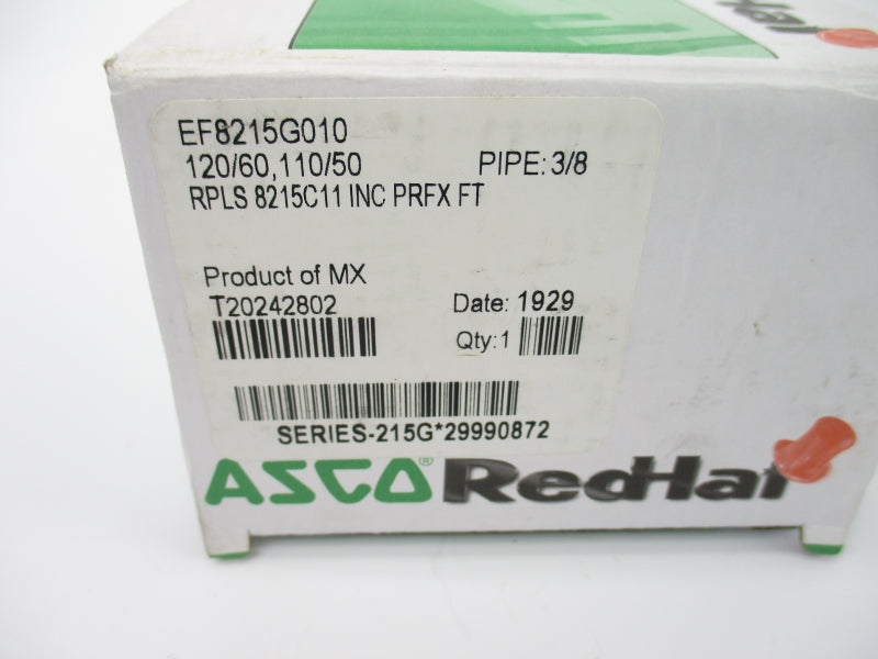 ASCO EF8215G010 110/120V 50PSI 3/8" NSMP