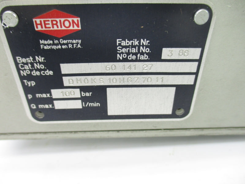 HERION DM0KS10HGZ7011 6014127 UNMP