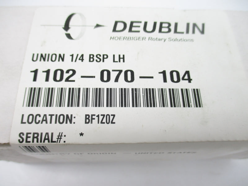 DEUBLIN 1102-070-104 1/4" NSFS
