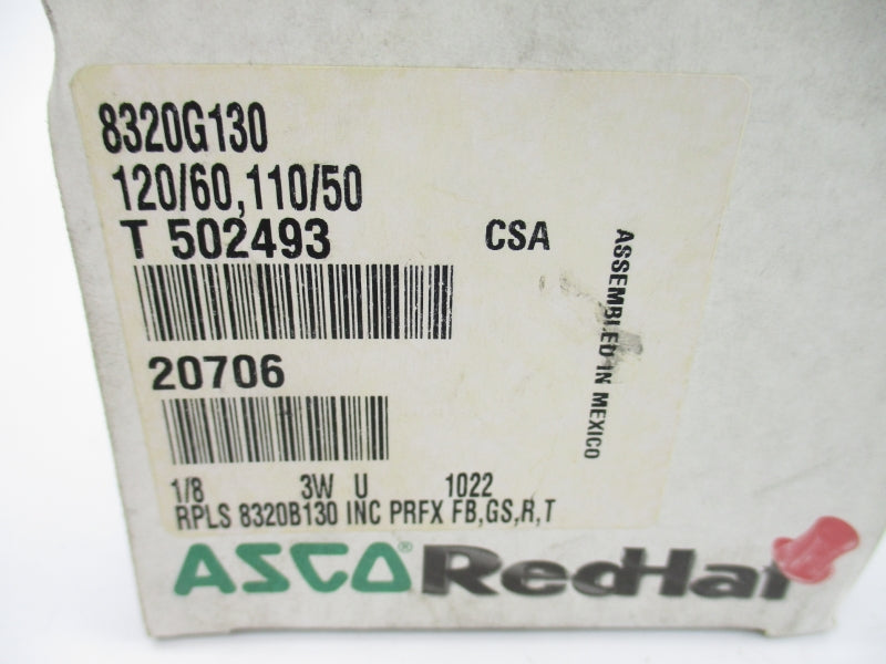 ASCO 8320G130 110/120V 175PSI 1/8" NSMP