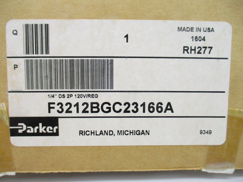 PARKER F3212BGC23166A 115/120V 145PSI NSMP