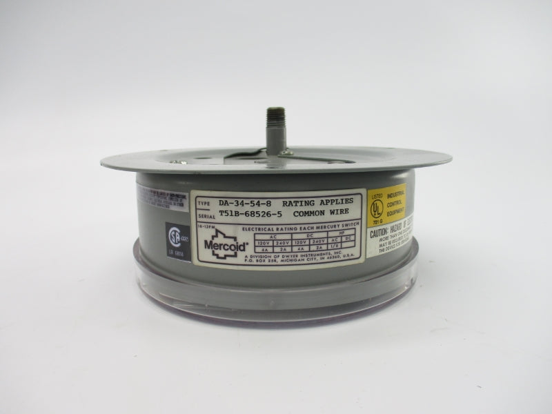 MERCOID DA-34-54-8 240V 4A 10-200PSI NSMP