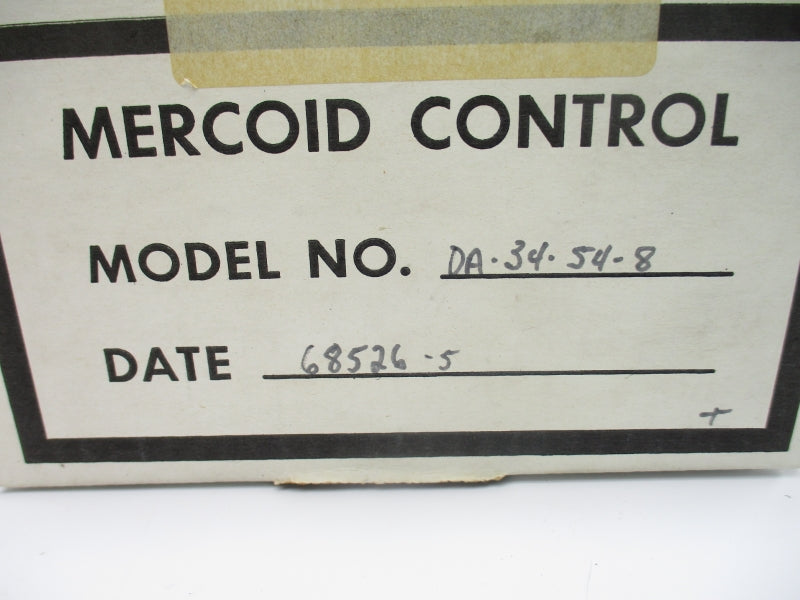MERCOID DA-34-54-8 240V 4A 10-200PSI NSMP