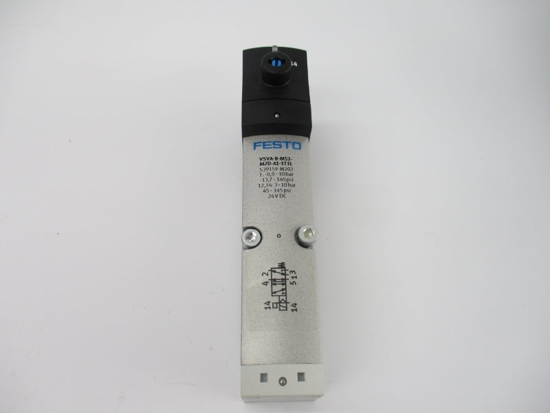 FESTO VSVA-B-M52-MZD-A1-1T1L 539159 SER. M202 24VDC 45-145PSI NSMP
