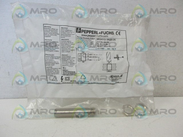 PEPPERL+FUCHS 3RG4112-3AG01-PF INDUCTIVE PROXIMITY SWITCH * NEW IN FACTORY BAG *