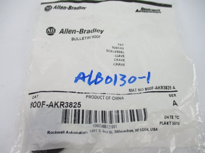 ALLEN BRADLEY 800F-AKR3825 SER. A NSMP
