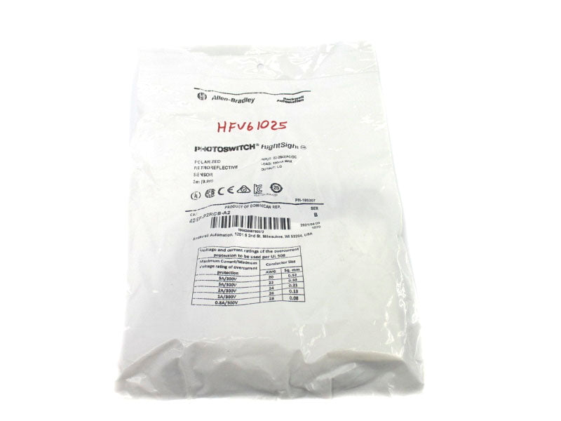 ALLEN BRADLEY 42EF-P2RCB-A2 SER. B 22-264VAC/DC NSMP