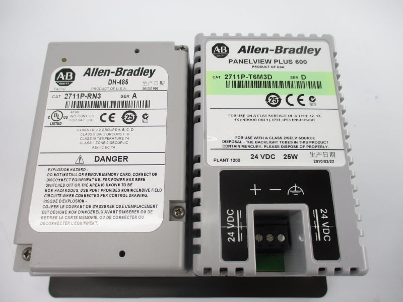 ALLEN BRADLEY 2711P-T6M3D SER. D 24VDC NSNP