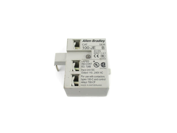 ALLEN BRADLEY 100-JE SER. B 24VDC UNMP