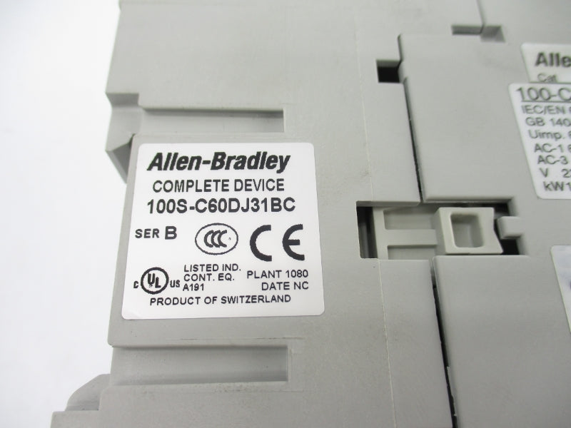 ALLEN BRADLEY 100S-C60DJ31BC SER. B 24VDC 100A NSNP