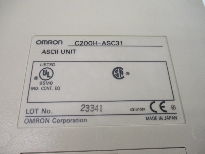 OMRON C200H-ASC31 NSNP – MRO Global Solutions