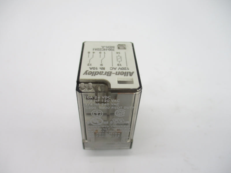 ALLEN BRADLEY 700-HC22A1 SER. A 120VAC 10A (WH) NSMP