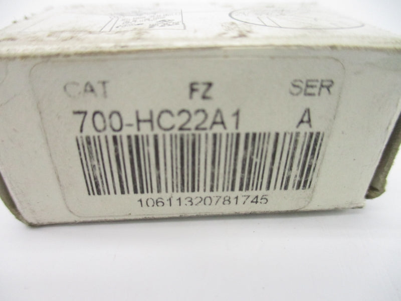 ALLEN BRADLEY 700-HC22A1 SER. A 120VAC 10A (WH) NSMP