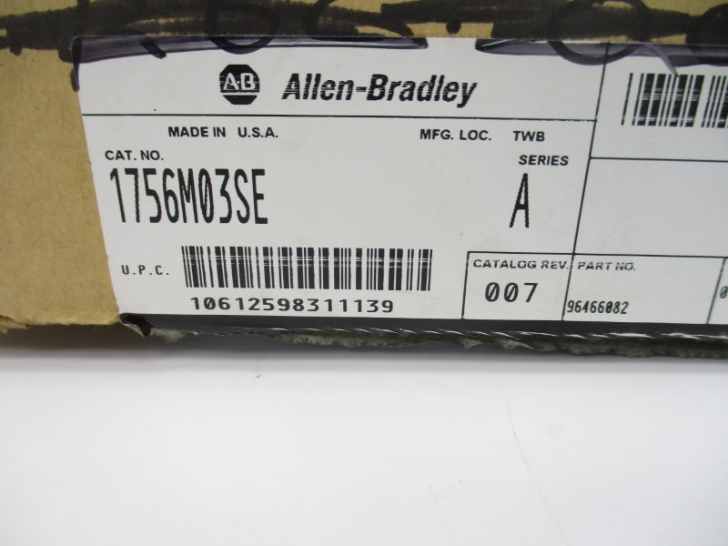 ALLEN BRADLEY 1756-M03SE SER. A F/W 15.32 24VDC NSMP