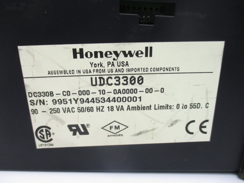 HONEYWELL DC330B-C0-000-10-0A0000-00-0 UDC3300 90-250VAC UNMP