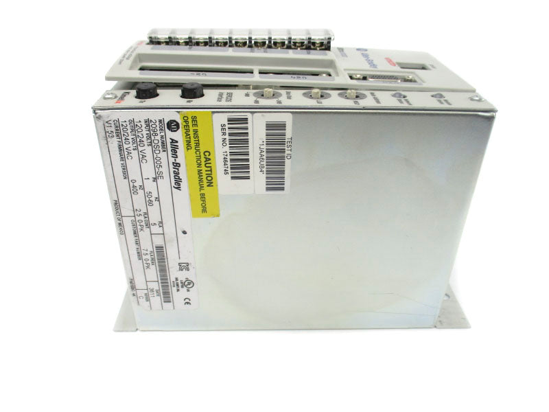 ALLEN BRADLEY 2098-DSD-005-SE SER. C F/W V1.53 120/240VAC (AS PICTURED) NSNP