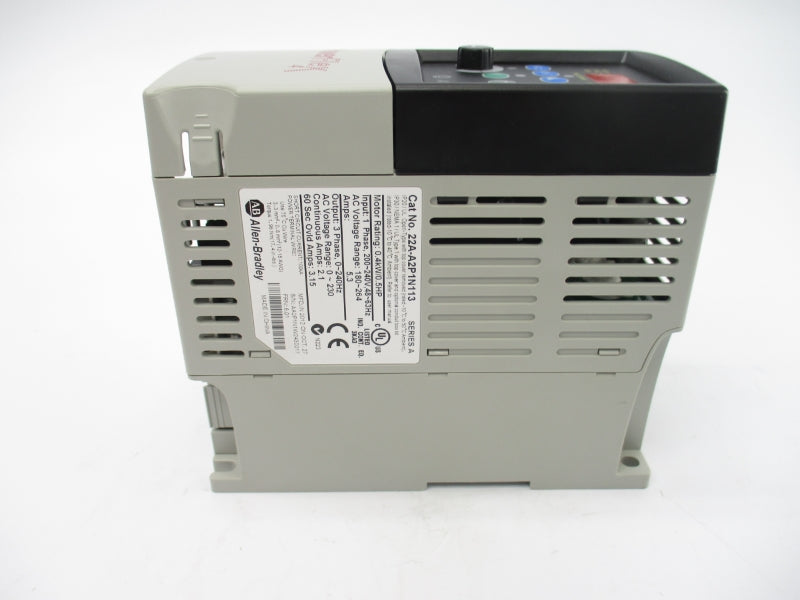 ALLEN BRADLEY 22A-A2P1N113 SER. A F/W 6.01 180-264V 5.3A NSMP