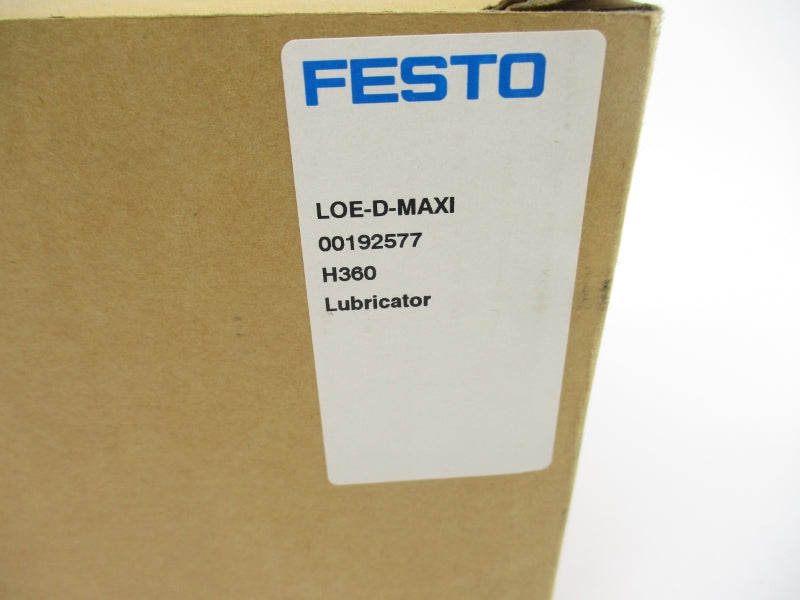FESTO LOE-D-MAXI 00192577 SER. H360 240PSI NSMP