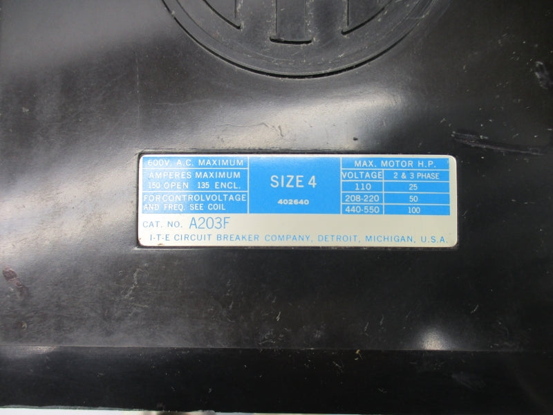 ITE A203F 480V UNMP