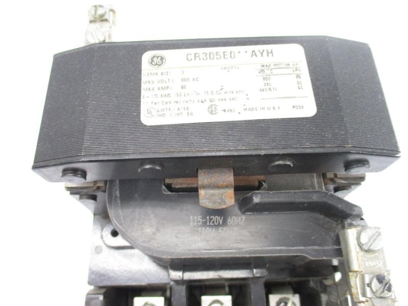 GENERAL ELECTRIC CR305E002AYH 110/115-120V 90A UNMP
