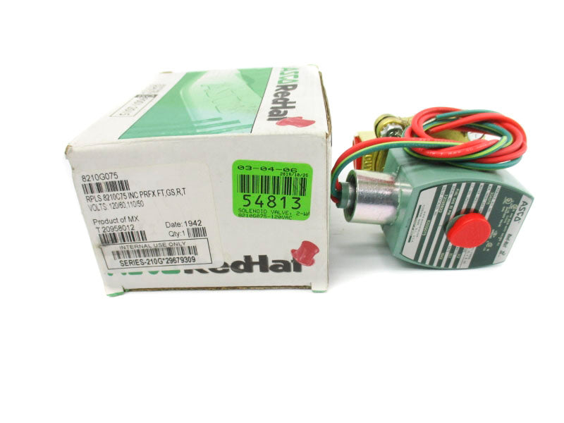 ASCO 8210G075 110/120V 50PSI 1/2"  NSMP