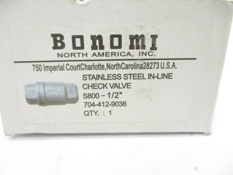 BONOMI 704-412-9038 S800-1/2" 800PSI NSMP