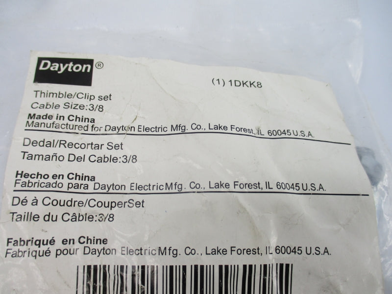 DAYTON 1DKK8 3/8" NSMP