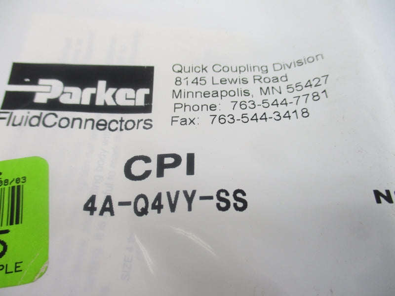 PARKER 4A-Q4VY-SS NSMP