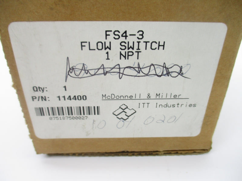 MCDONNELL&MILLER FS4-3 115/230VAC 160PSI NSMP