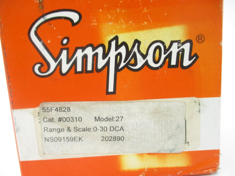 SIMPSON 55F4828 00310 0-30A NSMP