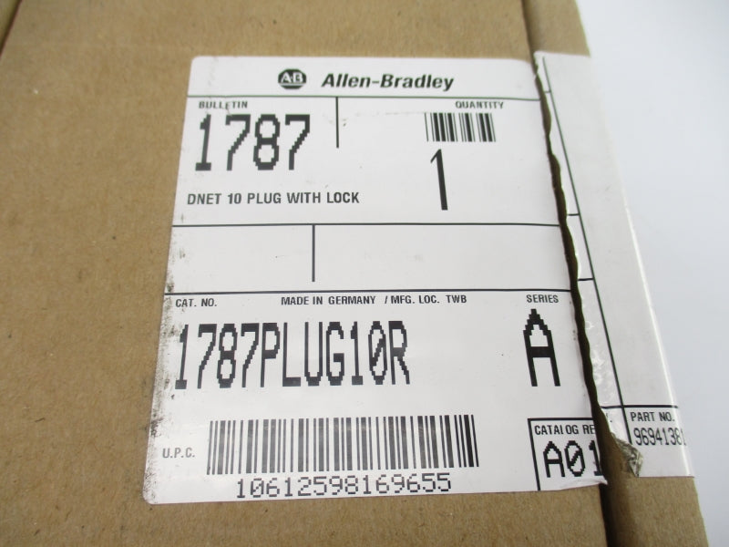 ALLEN BRADLEY 1787-PLUG10R SER. A (PKG OF 10) NSMP