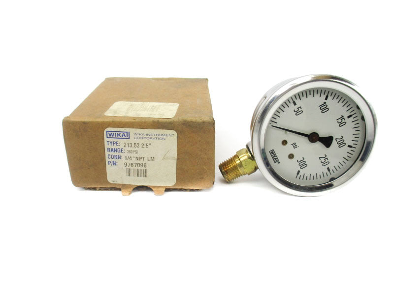 WIKA 9767096 0-300PSI 1/4" NSMP