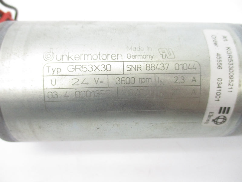 DUNKERMOTOREN GR53X30 W/PLG52 24V 3600RPM NSNP