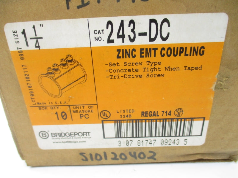 BRIDGEPORT 243-DC (PKG OF 10) NSMP