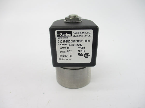PARKER 71215SN2QN00N0D100P3 110/120V NSMP