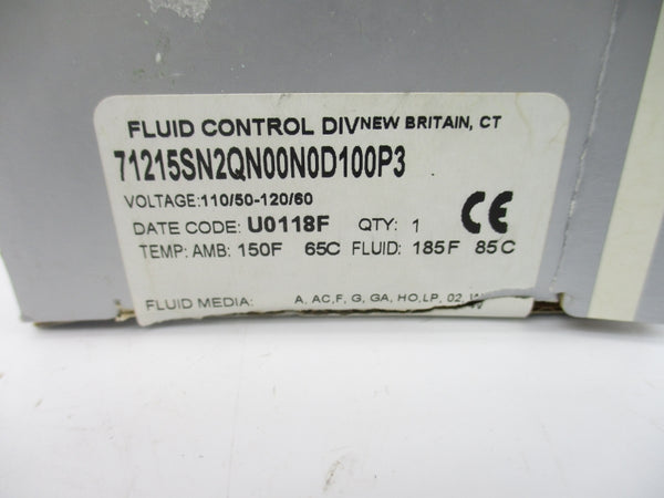 PARKER 71215SN2QN00N0D100P3 110/120V NSMP