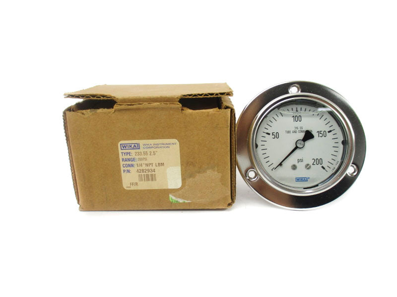 WIKA 4282934 233.55 0-200PSI 2.5" NSMP